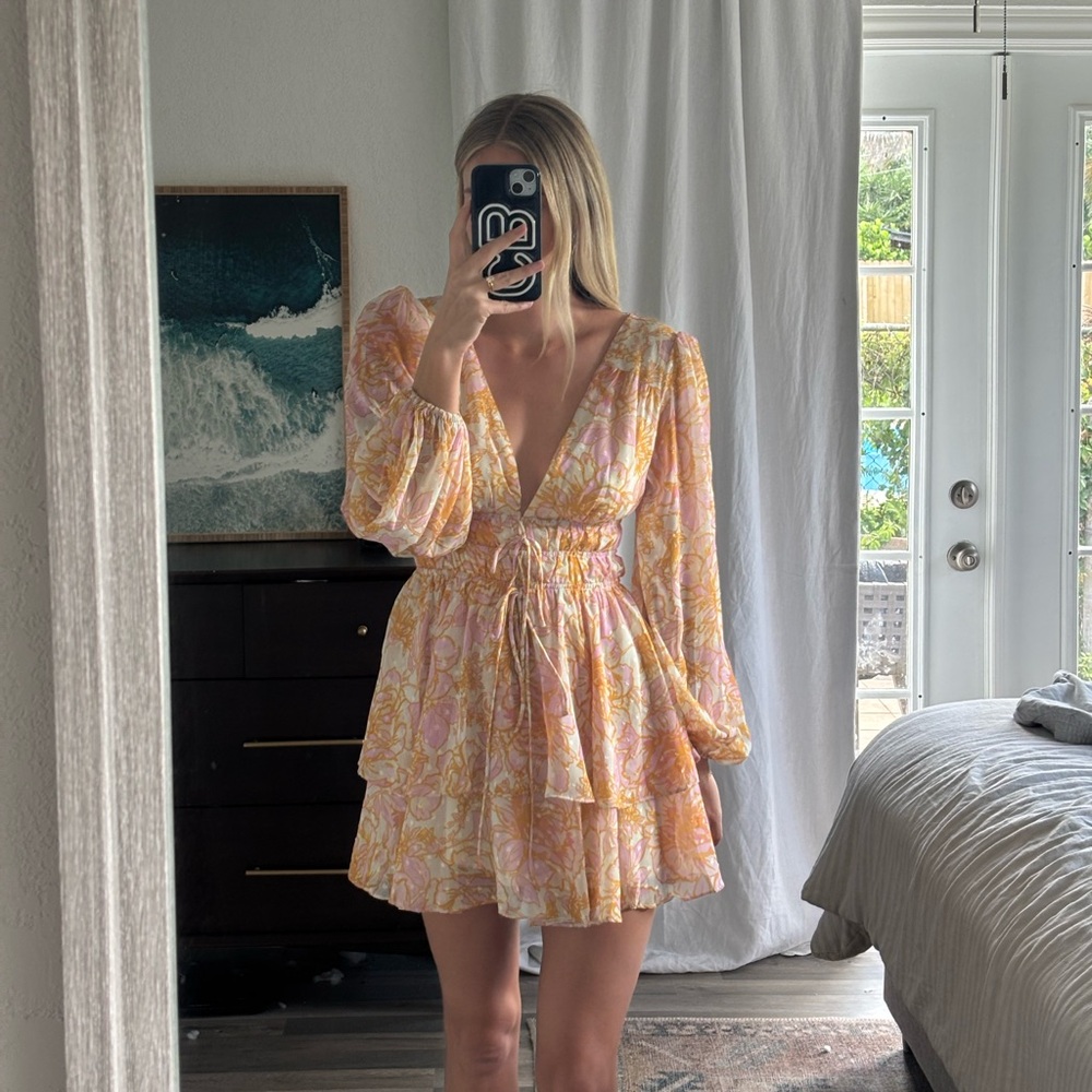 Sundae Muse floral dress